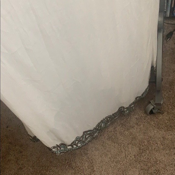 BNWT NAFNAF BEADED HI/low gown/dress sz. 2 - Picture 4 of 7